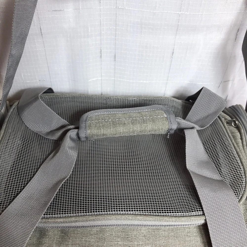 NWOT Gray Cat Carrier Dog Carrier Pet Carrier Small Medium Cats Dogs Puppy